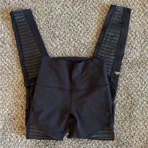 Alo Black Moto Leggings